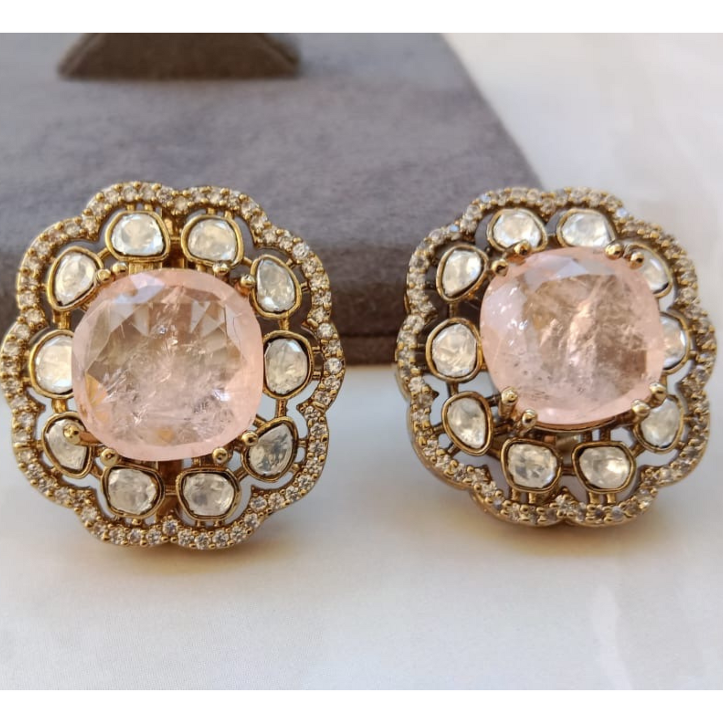 Oxidised Kundan Tops