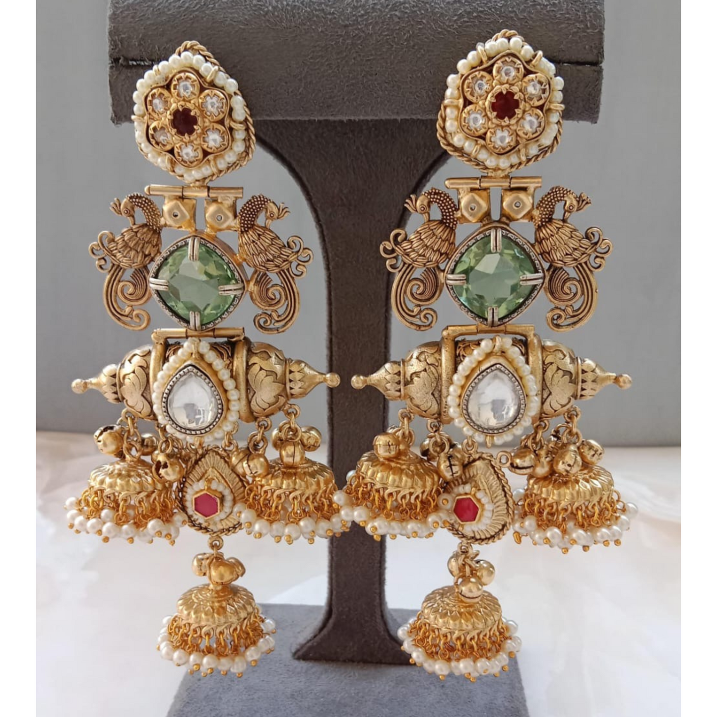 Ghunghroo Jhumki Earrings