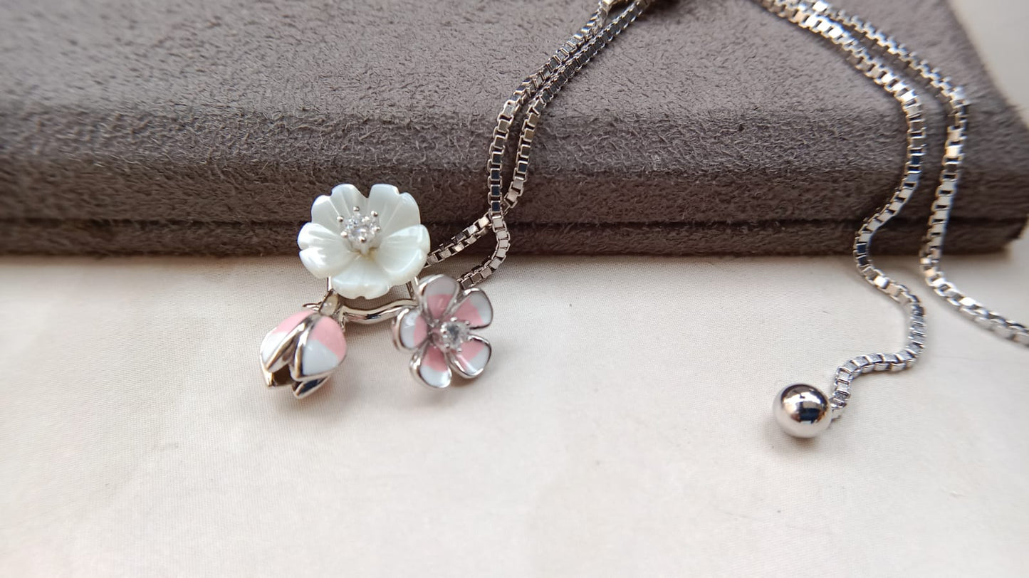 925 Silver Tulip Bracelet