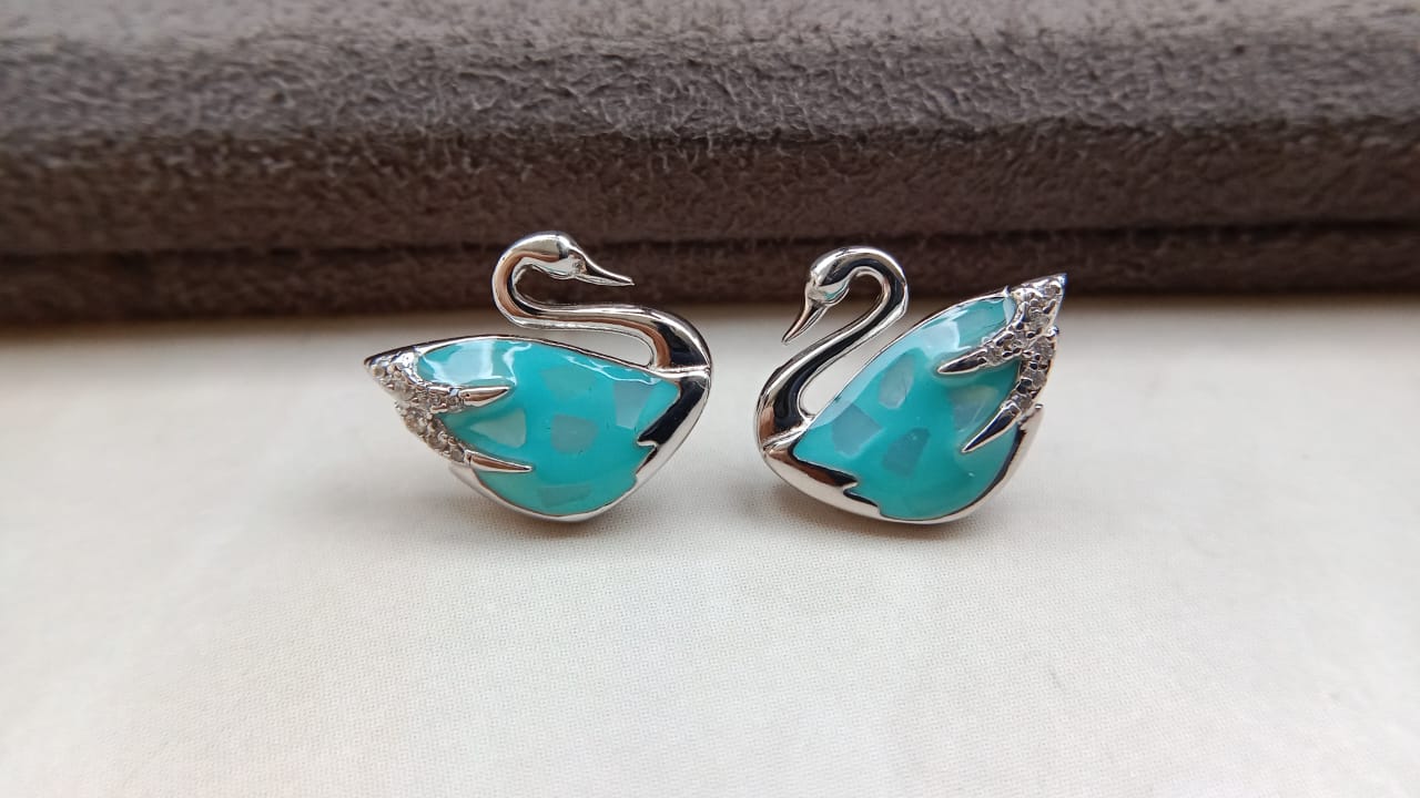925 Pure silver Tops with enamel