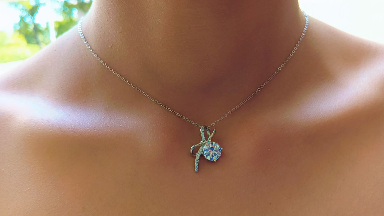 92.5 pure silver solitaire pendant