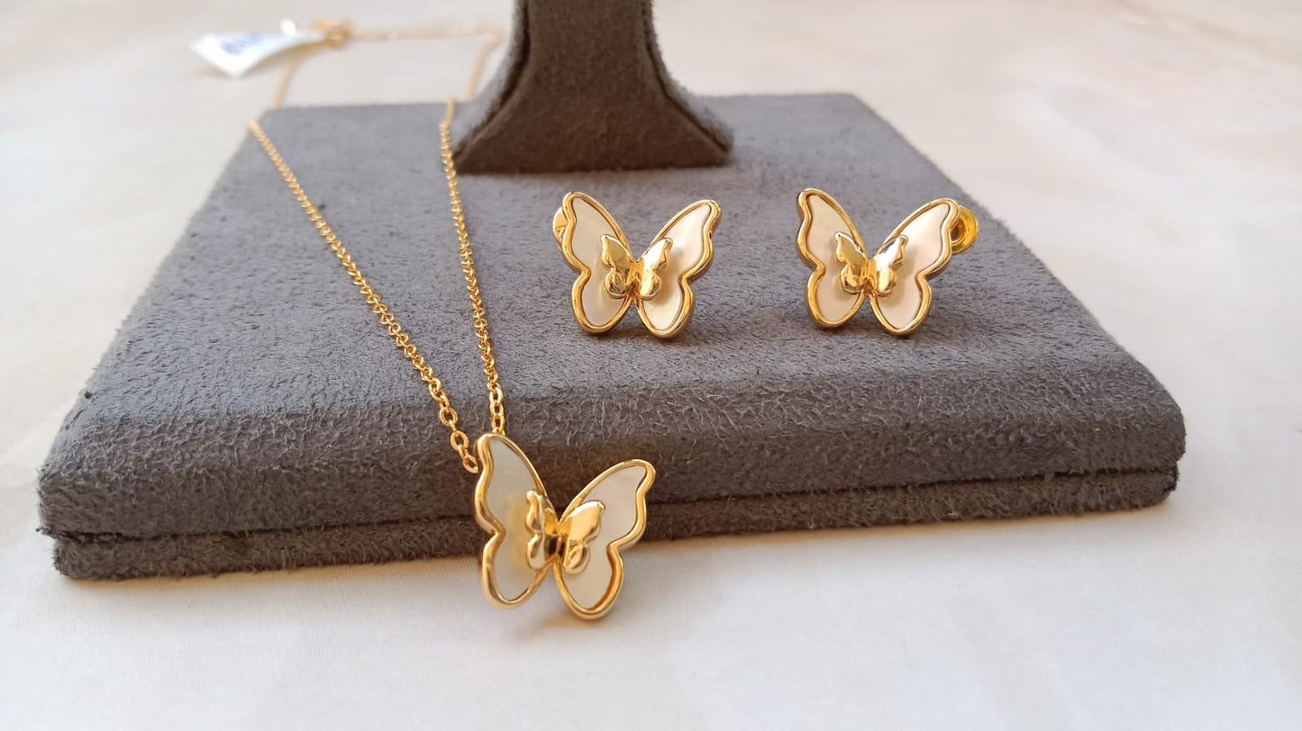 Butterfly Pendant Set