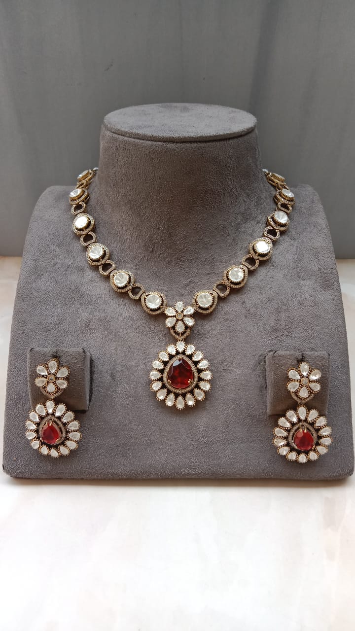 Oxidised Necklace Set