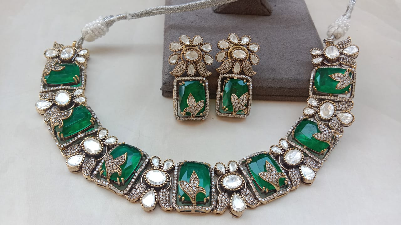 Oxidised Necklace Set