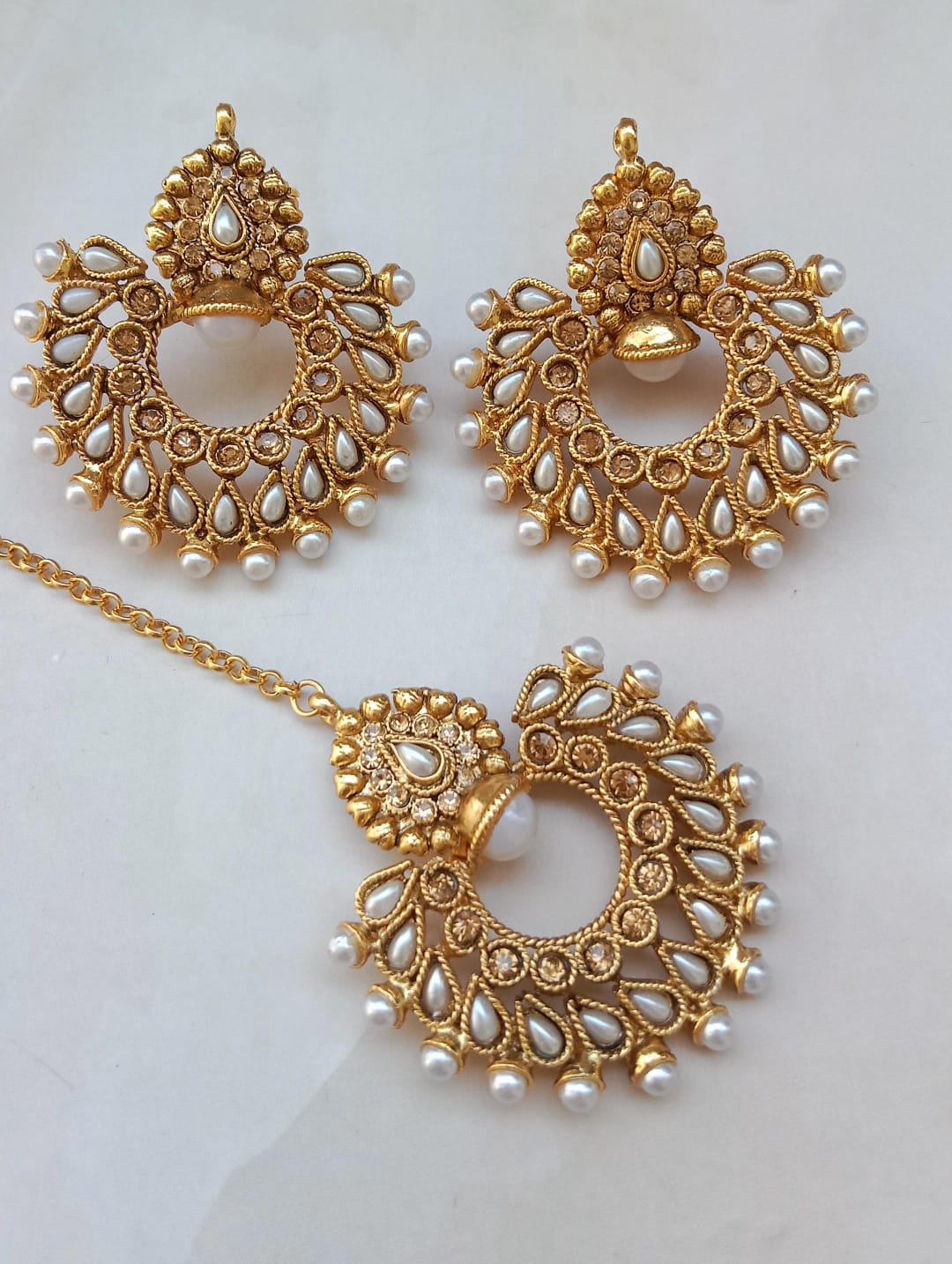 Chandbali Earring Tikka combo