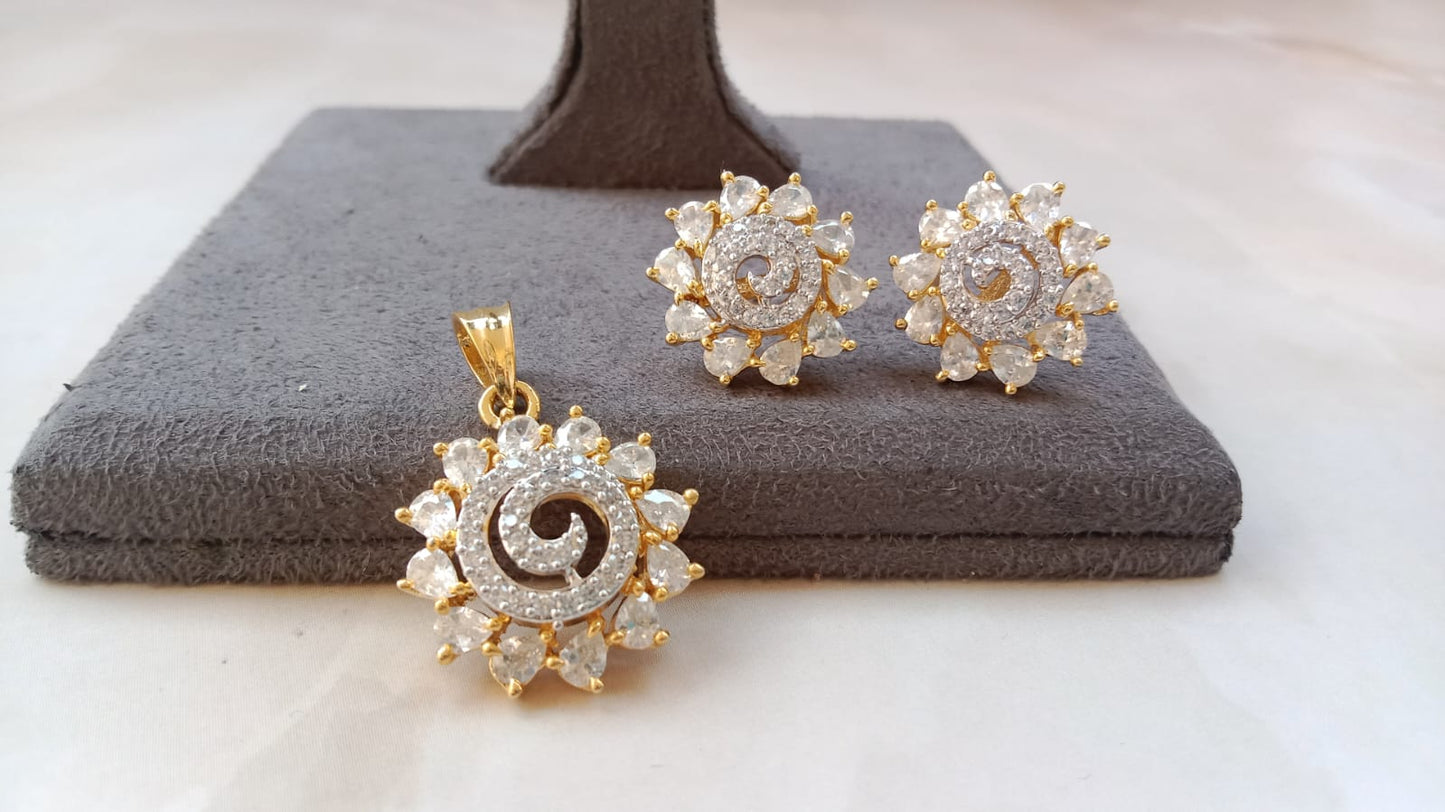 Spiral Pendent Set