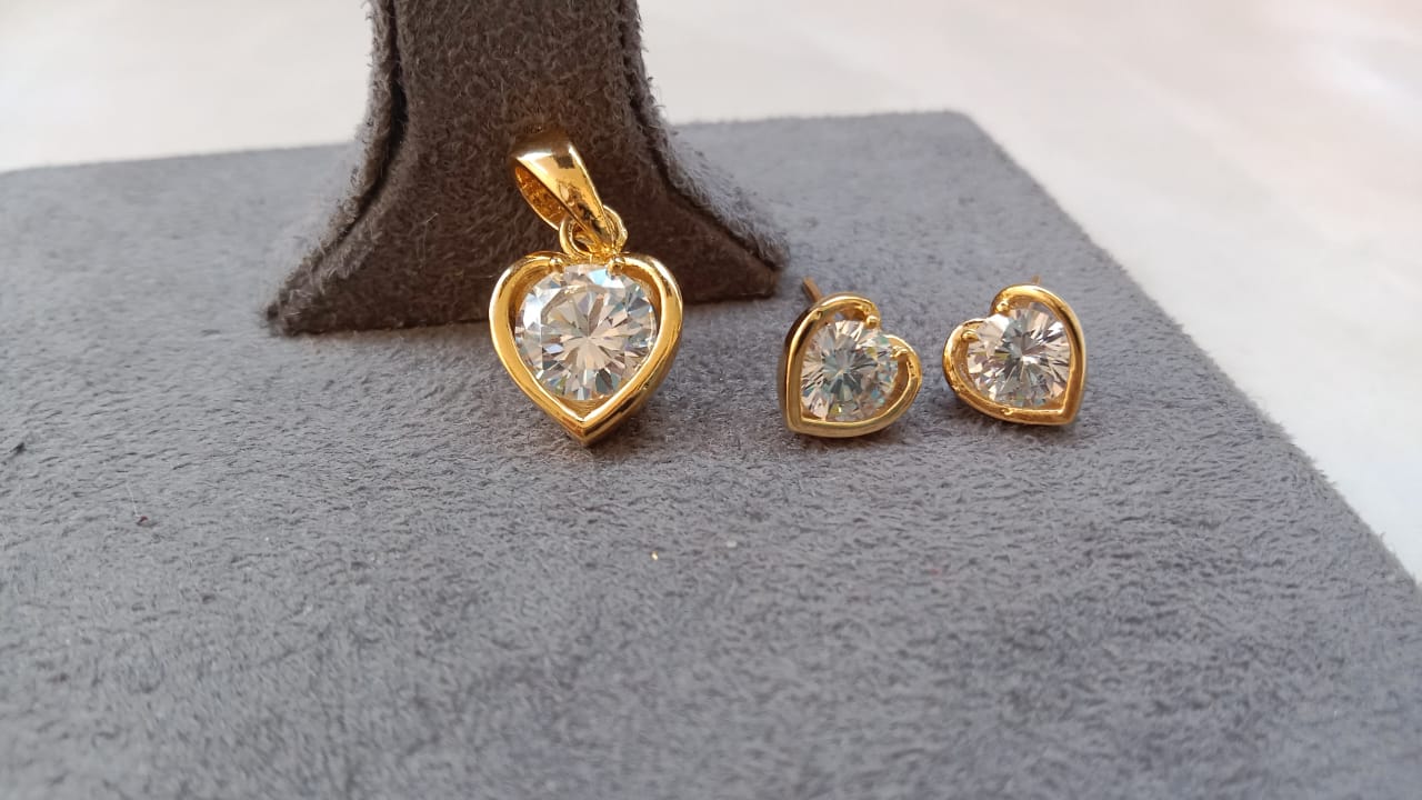 Heart Pendent set