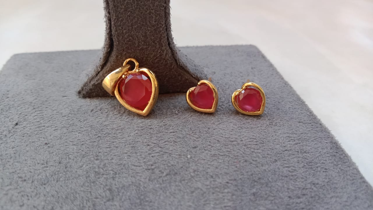 Heart Pendent set
