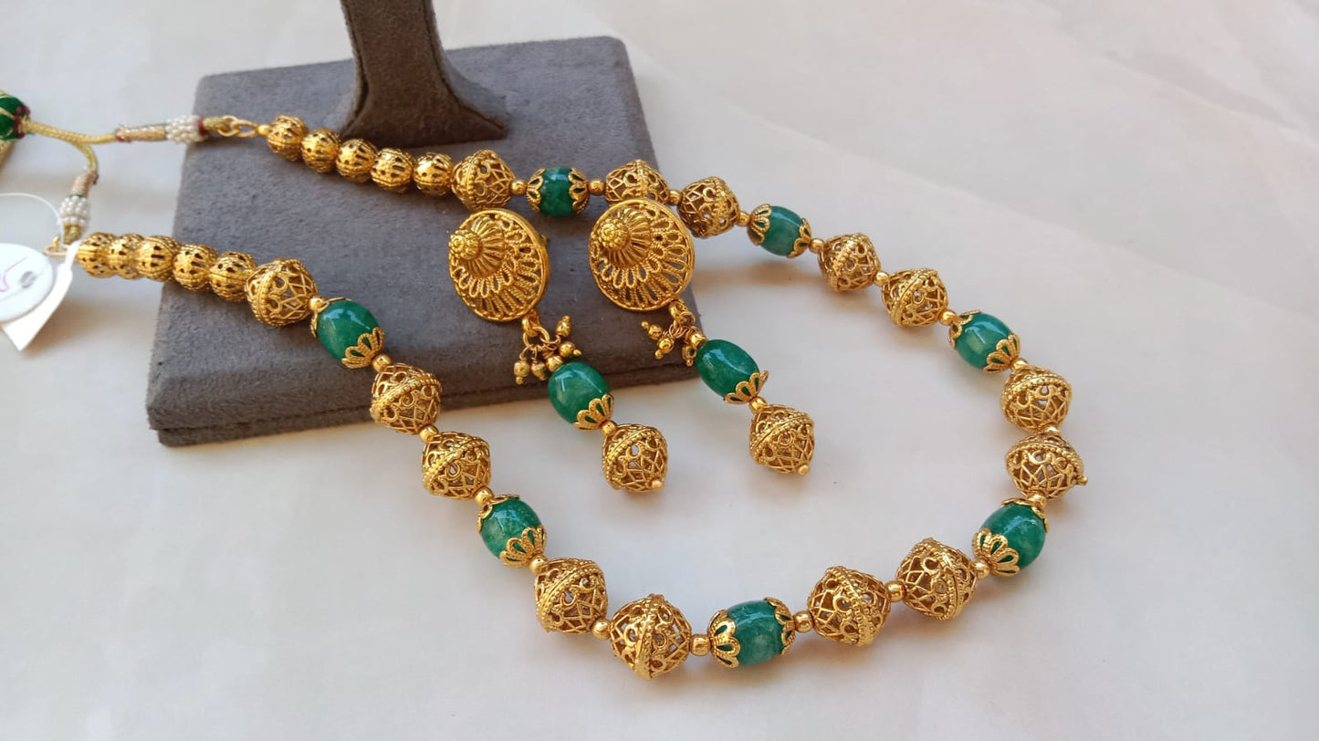 Gold plated Mala Set