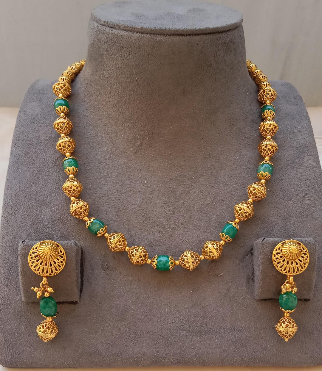 Gold plated Mala Set