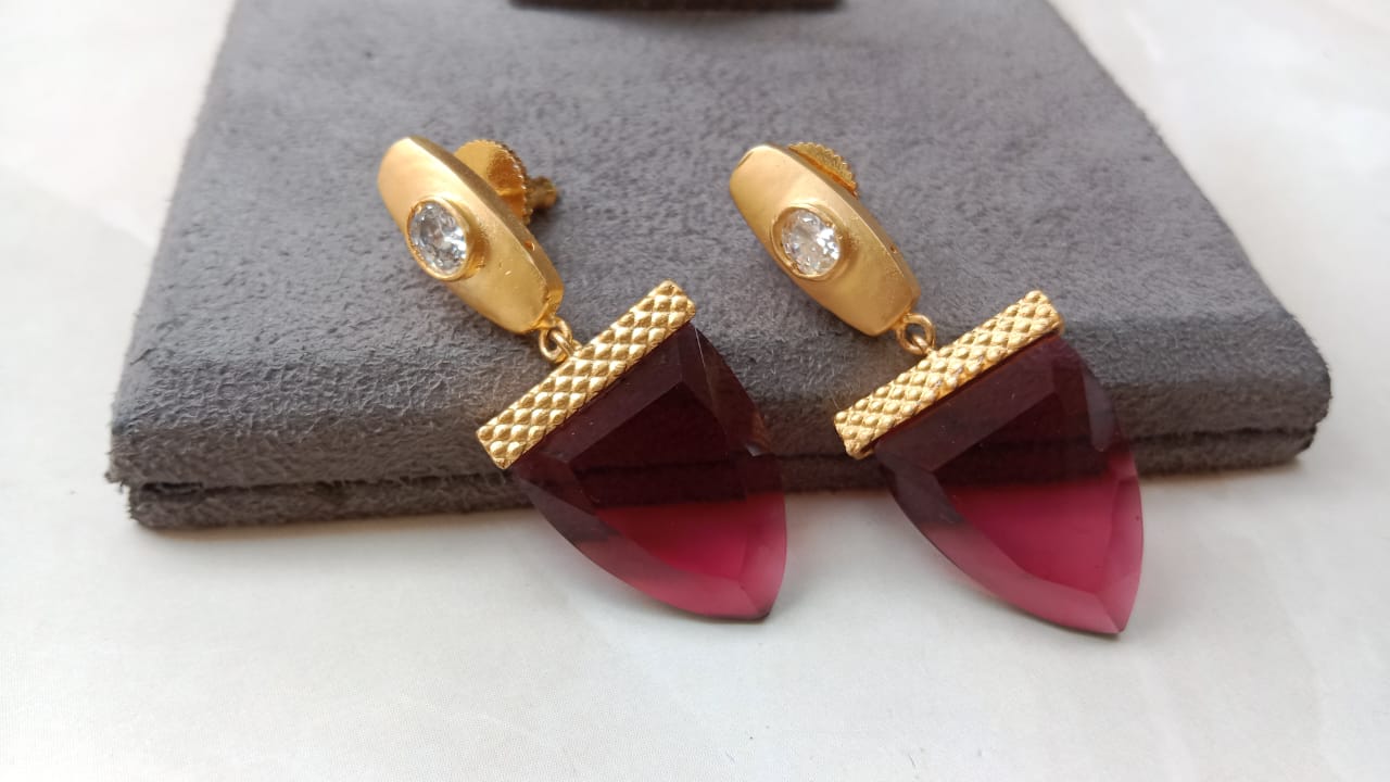 Ruby Fusion Earrings