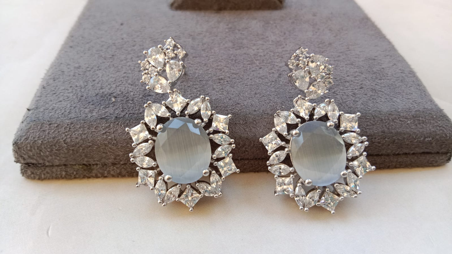 American diamond earrings