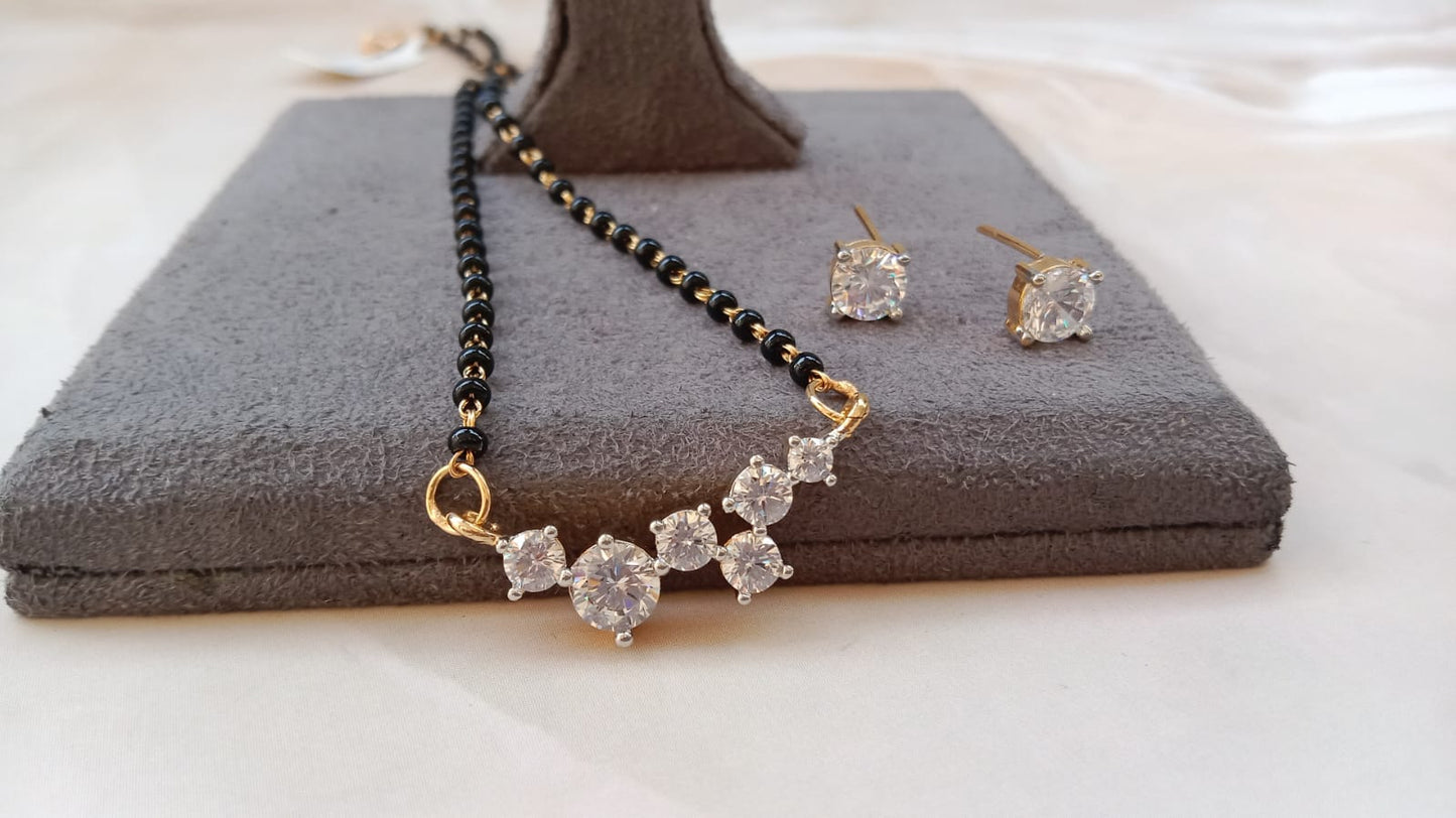 Mangalsutra Set with Earrings