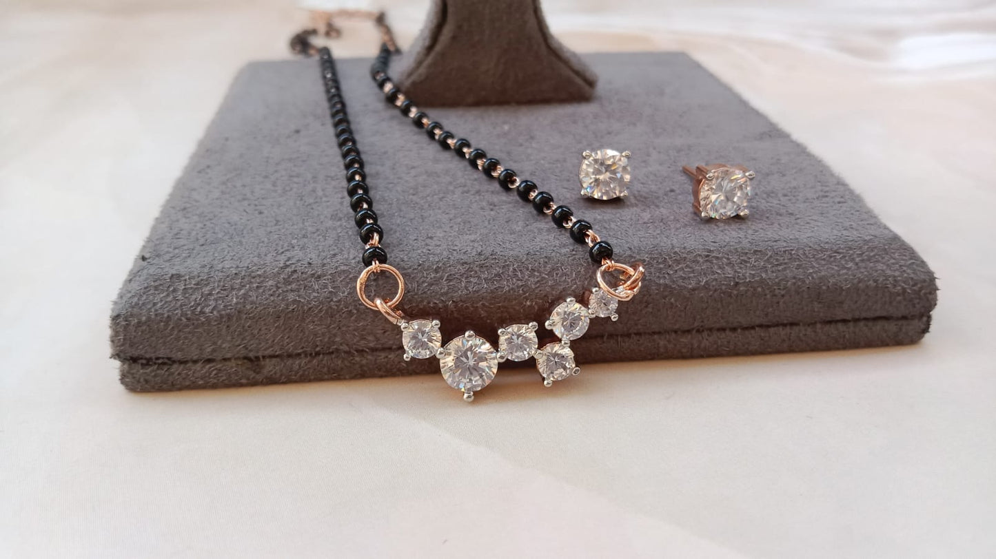 Mangalsutra Set with Earrings
