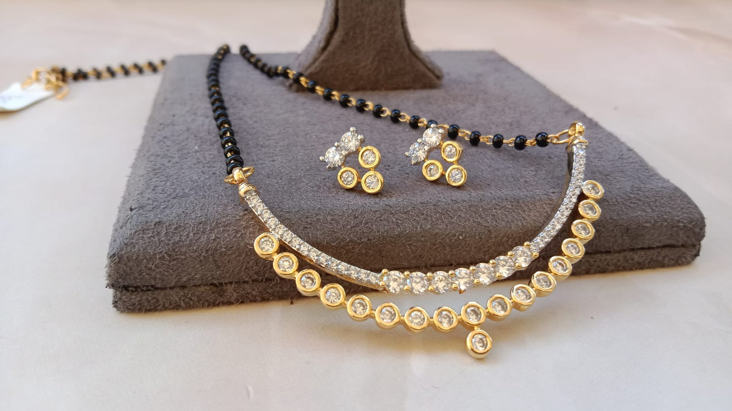 Mangalsutra with Earrings