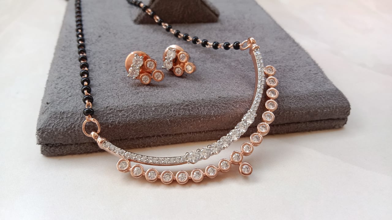 Mangalsutra with Earrings