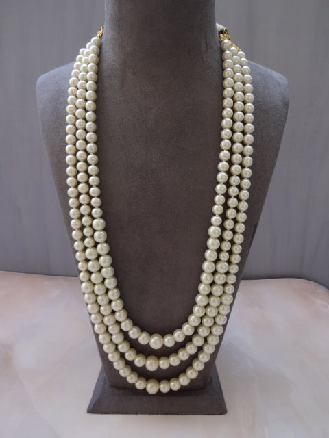 Triple Layer Pearl Mala