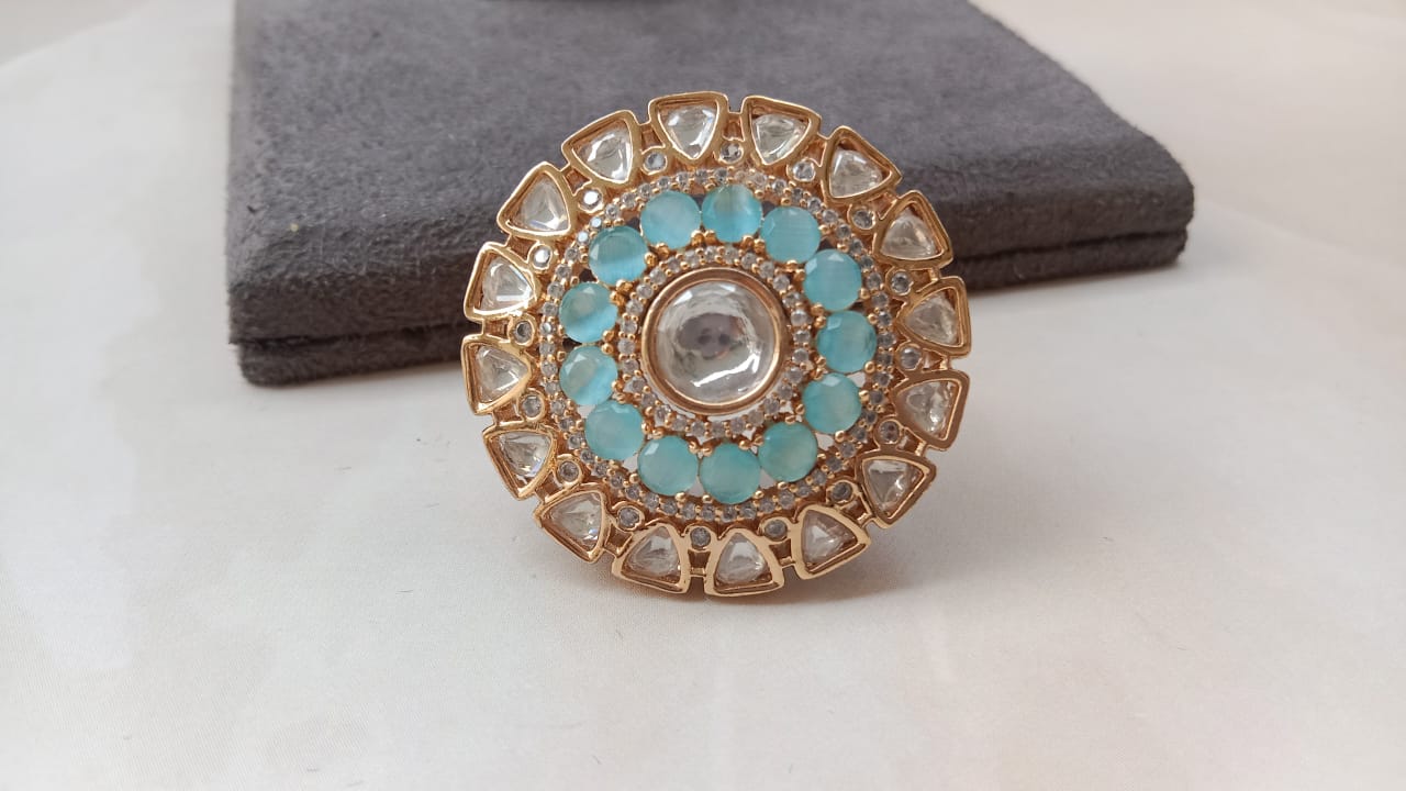Elegant Polki Rings