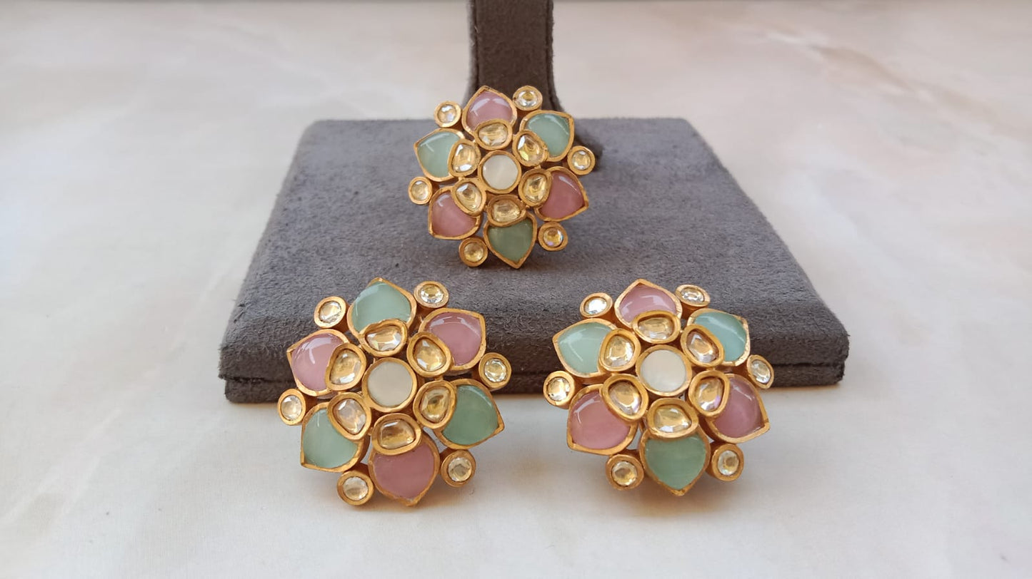Pastel Multicolour Ring Tops Combo