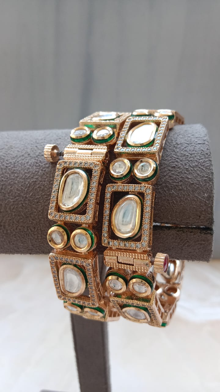 Kundan Bangle Pair