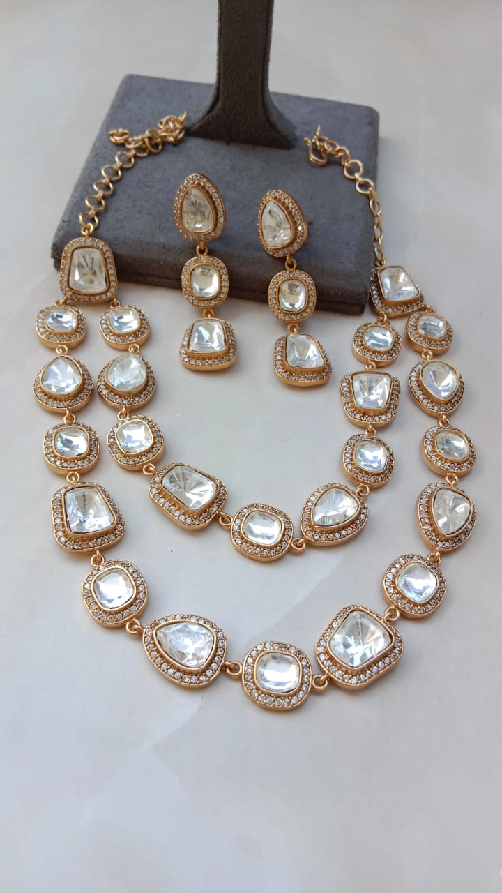 Double Layer Polki set