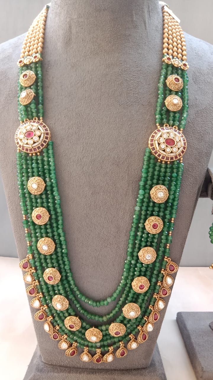 Emerald long haar Set