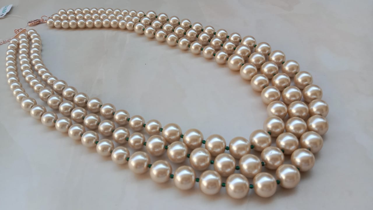Triple Layer Pearl Mala