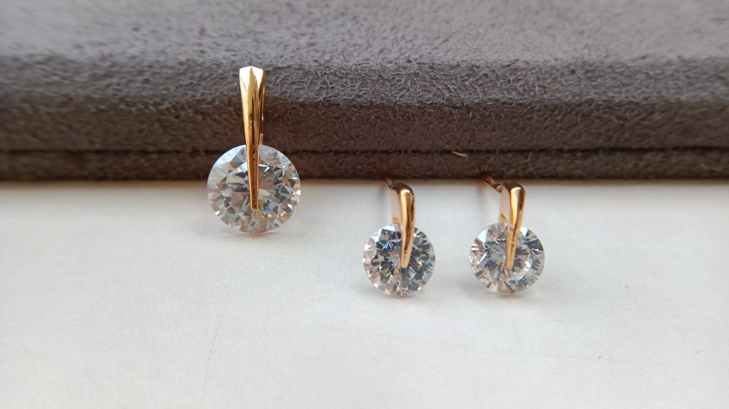 Solitaire Pendent set