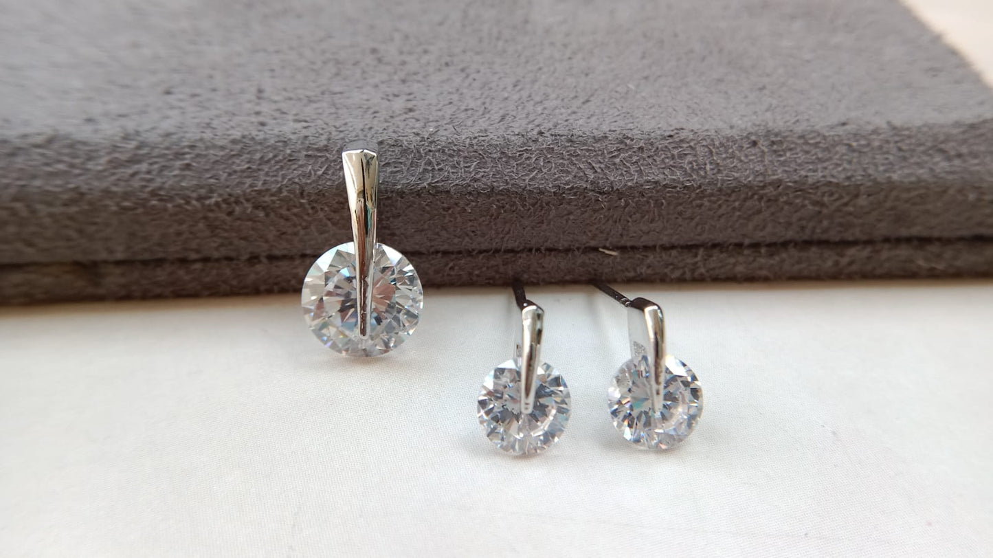 Solitaire Pendent set