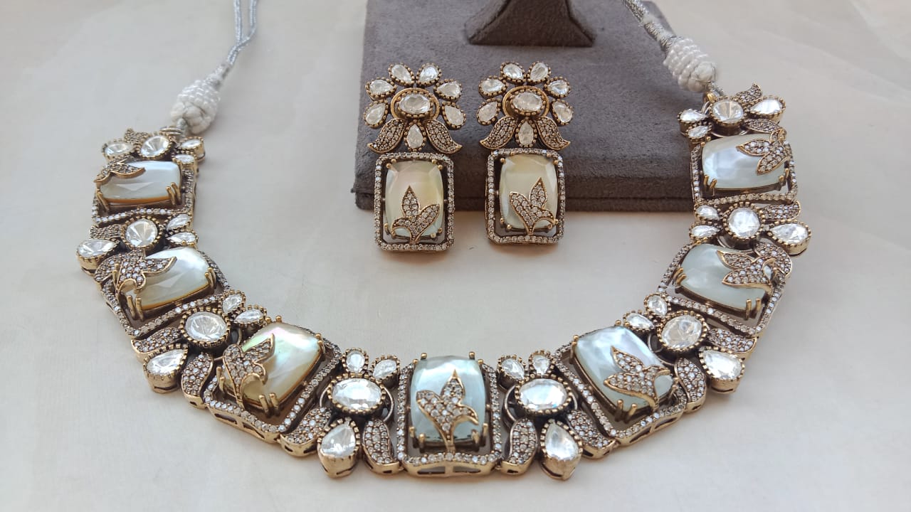 Oxidised Necklace Set