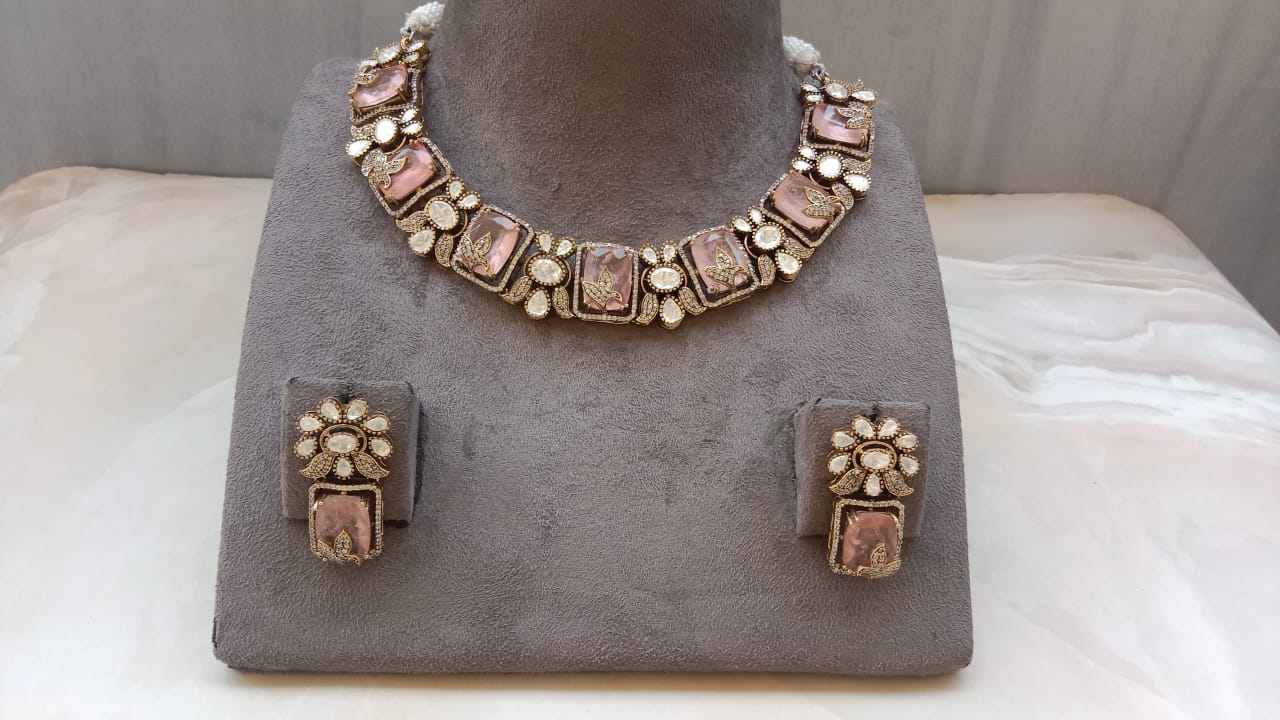 Oxidised Necklace Set