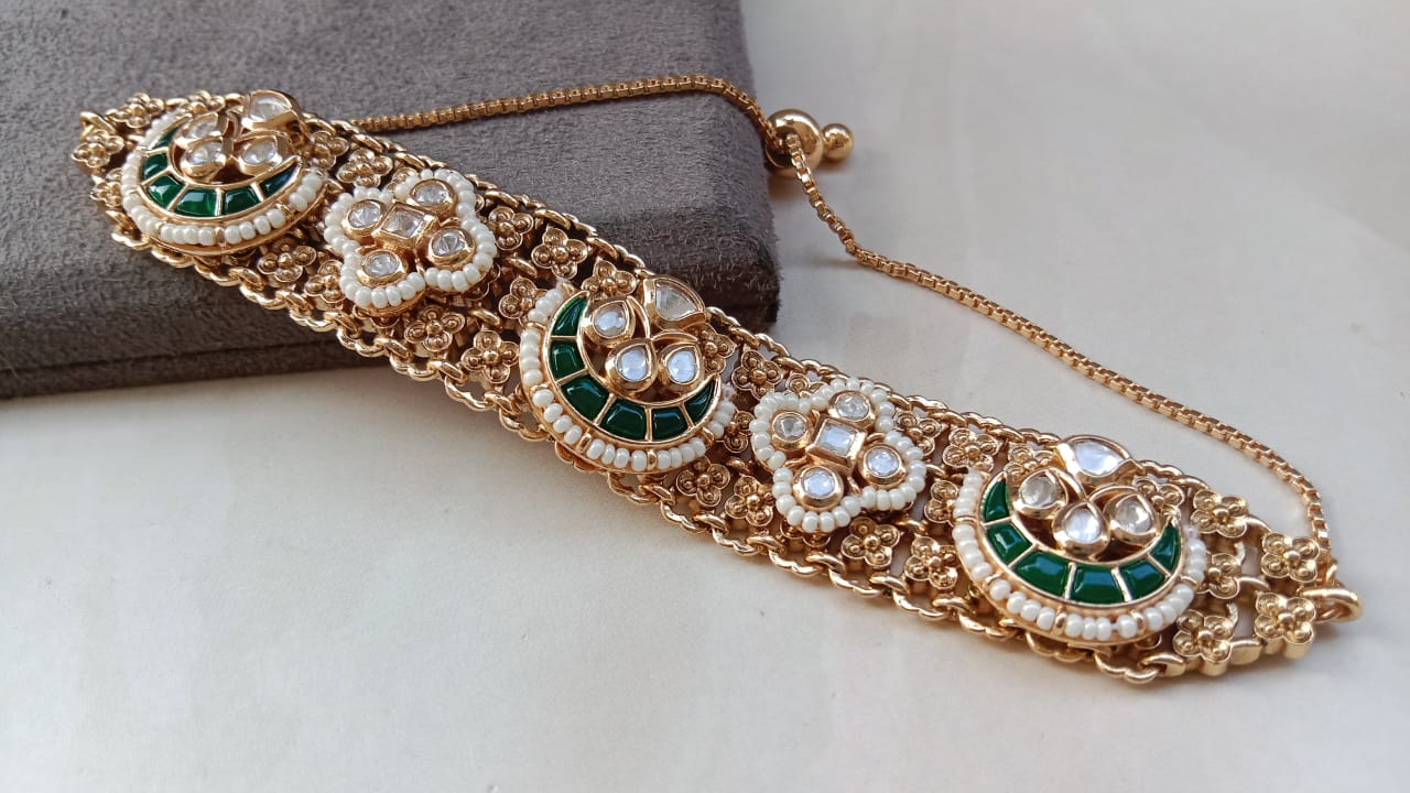 Flexible Bracelet with Gold Plating