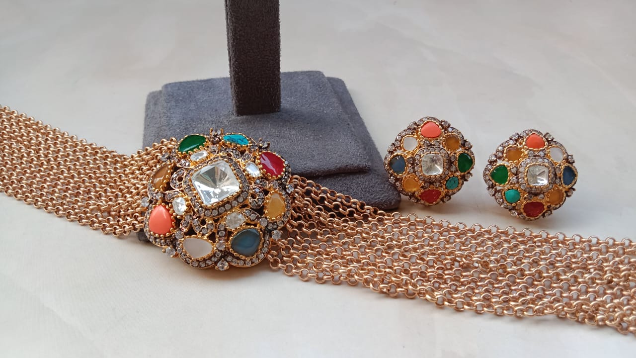 Navratan Choker Set