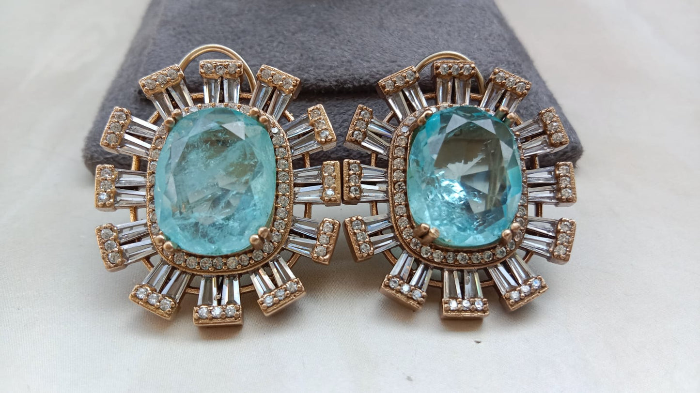 Designer American Diamond Studs by Aryanz Jewellery
