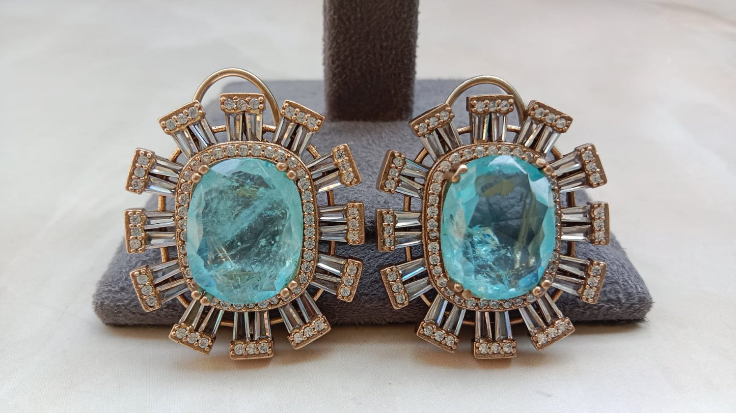 Designer American Diamond Studs by Aryanz Jewellery
