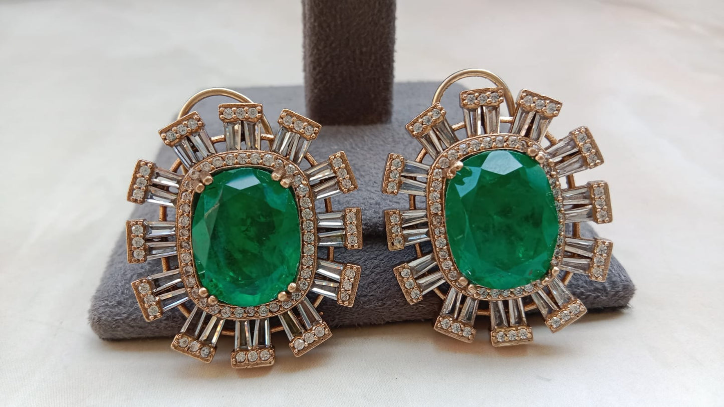 Designer American Diamond Studs by Aryanz Jewellery