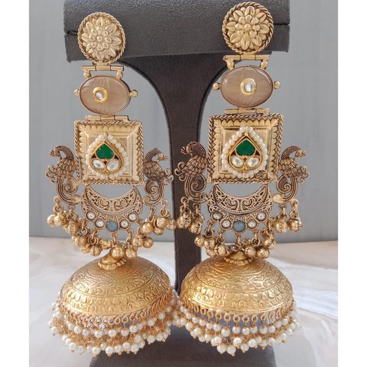 Ghunghroo  Jhumki Earrings