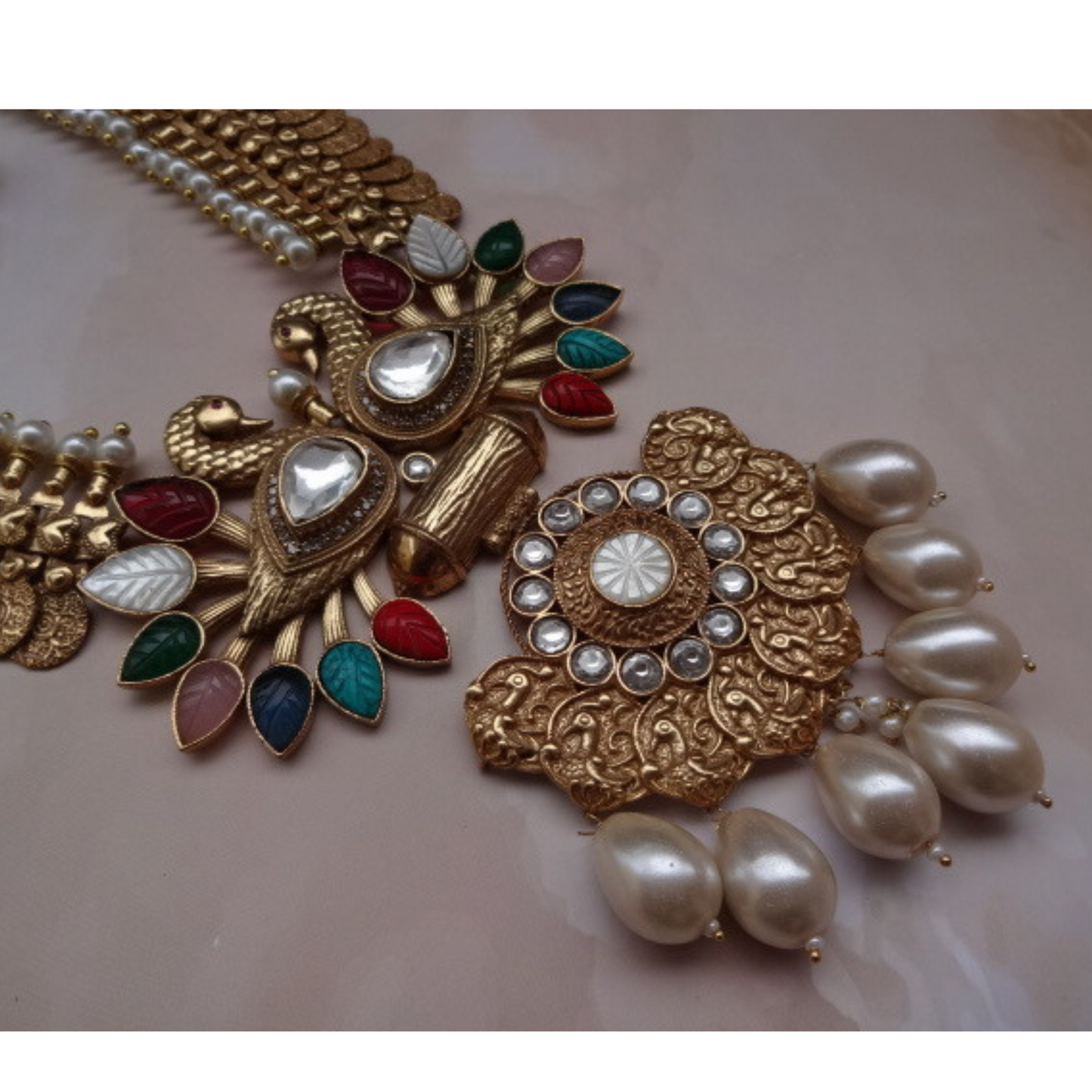 Gold-plated Necklace Set