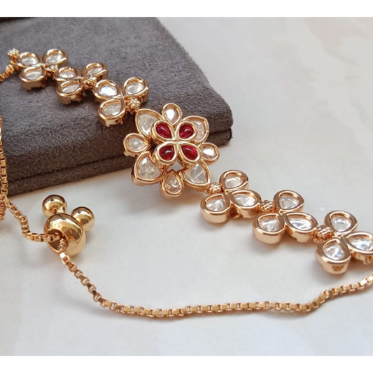 Kundan Flexible Bracelet