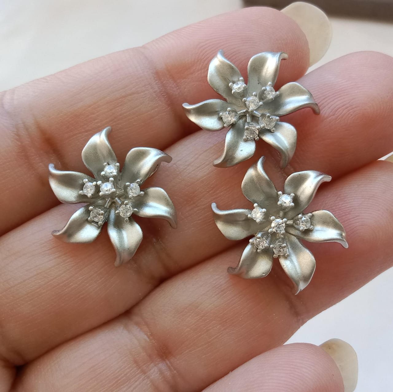 925 Silver- Floral