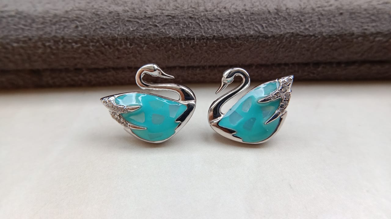 925 Pure silver Tops with enamel