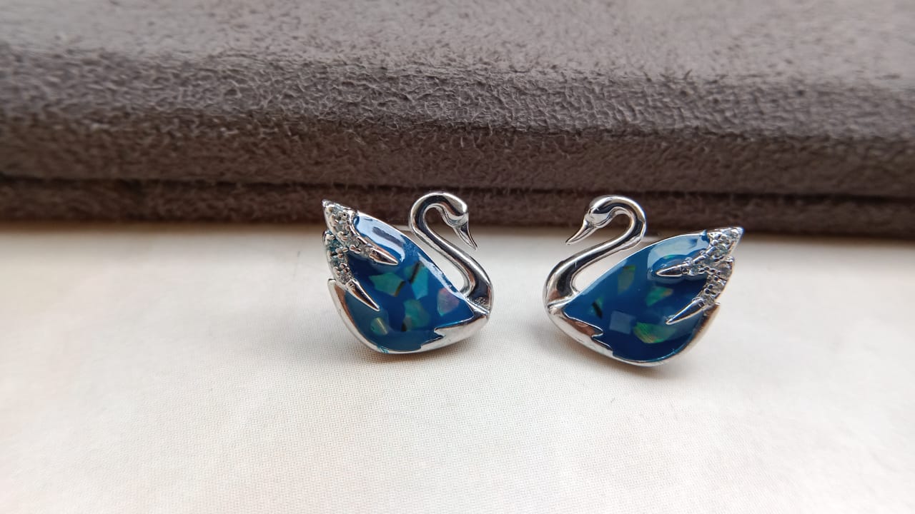 925 Pure silver Tops with enamel