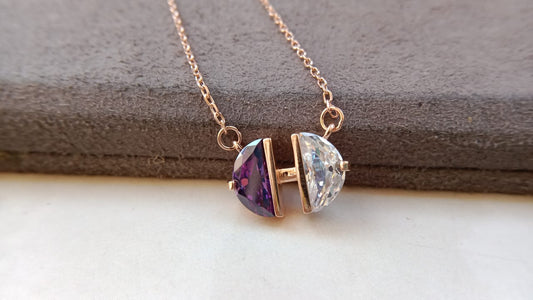 925 Pure Silver Amethyst Pendent
