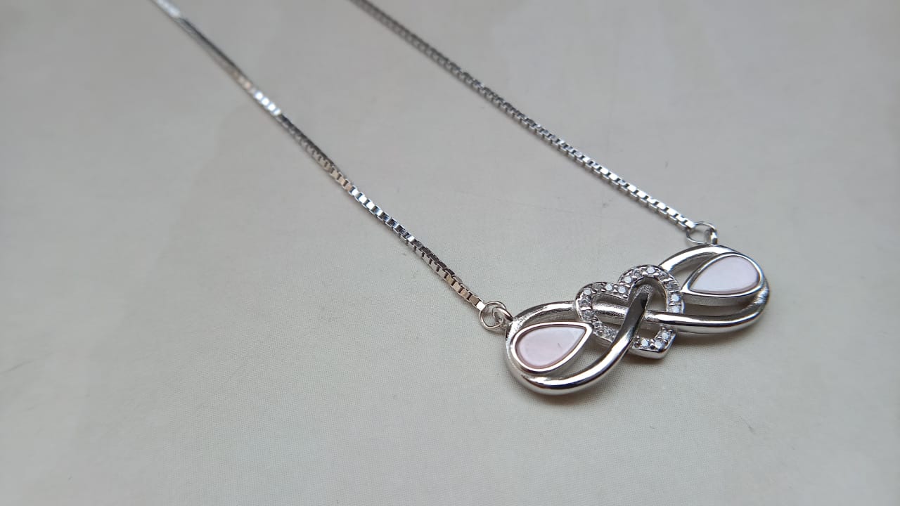 925 Pure silver Infinity Pendent