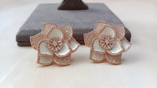 Floral Enamel Earrings