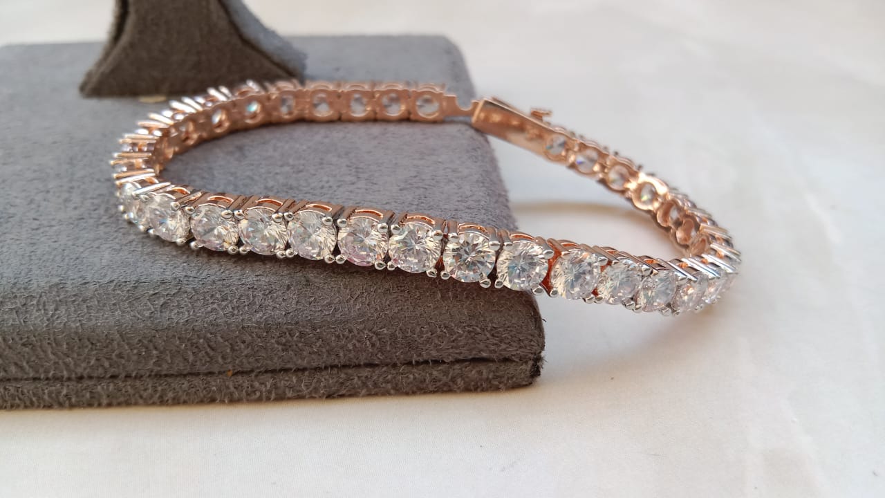 American diamond Solitaire Bracelet