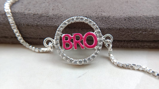 925 Pure Silver BRO Rakhi