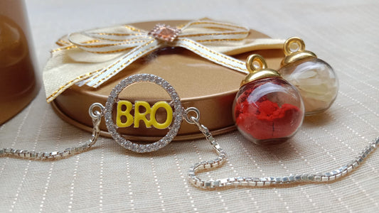 925 Pure Silver BRO Rakhi
