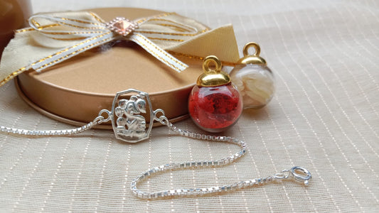 Ganpati Rakhi - 925 Pure Silver