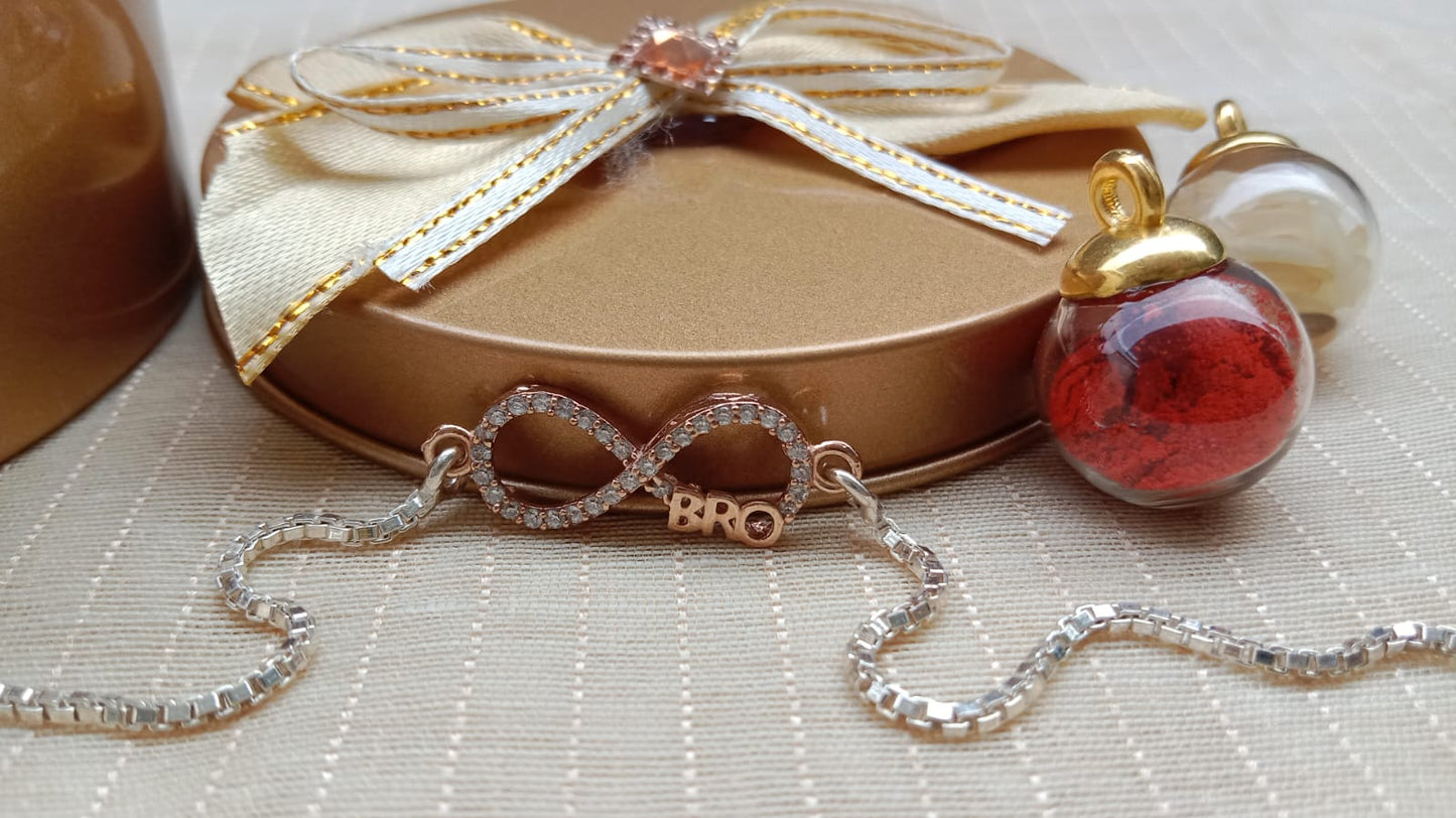 925 Pure Silver Infinity Bracelet